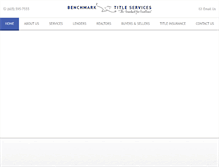 Tablet Screenshot of benchmarktitlenh.com